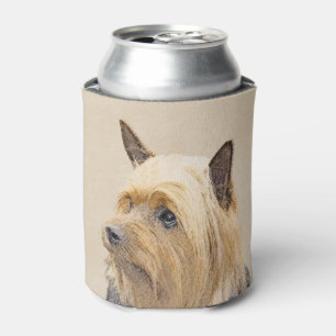 Silky Terrier Painting - Niedliche Original Dog Ar Dosenkühler