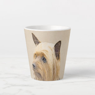 Silky Terrier Painting - Niedliche Original Dog Ar Milchtasse