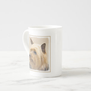 Silky Terrier Painting - Niedliche Original Dog Ar Porzellantasse