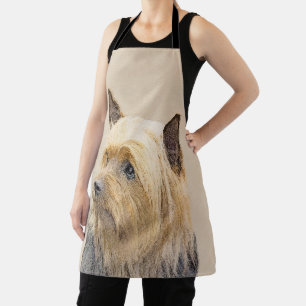 Silky Terrier Painting - Niedliche Original Dog Ar Schürze