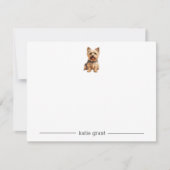 Silky Terrier Personalisierte Mitteilungskarten (Vorderseite)
