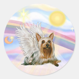 Silky Terrier Runder Aufkleber