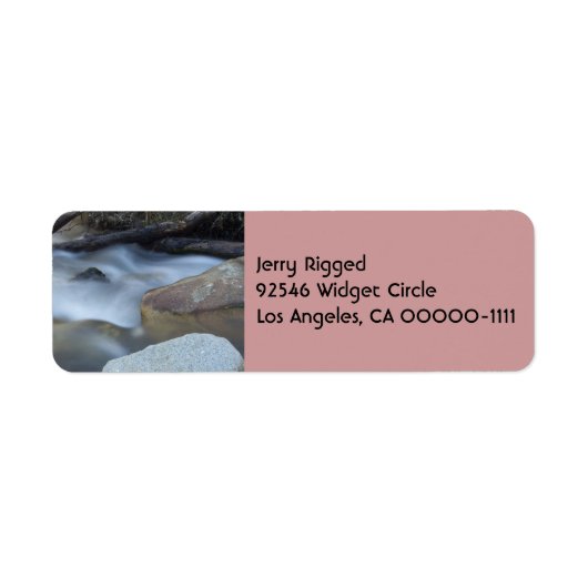 Silky Water 2 Address Label (Vorne)
