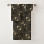 Silky Wiederholung des ovalen "unendlichen Symbols Badhandtuch Set (Insitu)