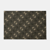 Silky Wiederholung des ovalen "unendlichen Symbols Fußmatte (Vorderseite)