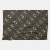 Silky Wiederholung des ovalen "unendlichen Symbols Geschirrtuch (Horizontal)