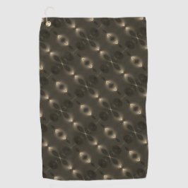 Silky Wiederholung des ovalen "unendlichen Symbols Golfhandtuch