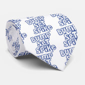 Silla-Blau-Volleyball Krawatte (Gerollt)