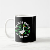Silliest Goose At The Pub Funny Shamrock St Patric Kaffeetasse (Links)