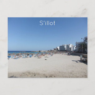 S'illot Beach Postkarte