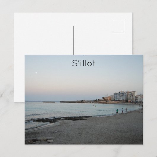 S'illot, Mallorca Postkarte (Vorne/Hinten)