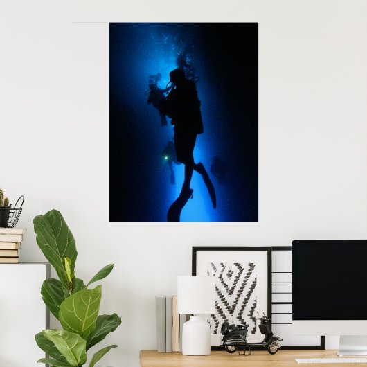 Silloyette Poster (Heimbüro)