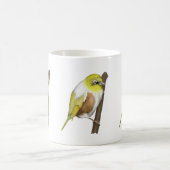 Sillvereye tauhou Neuseeländischer Vogel Kaffeetasse (Mittel)