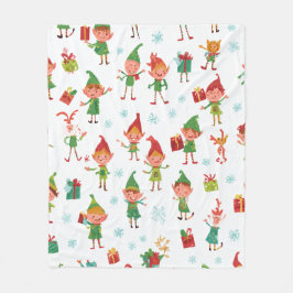 Silly AI Elves Fleecedecke