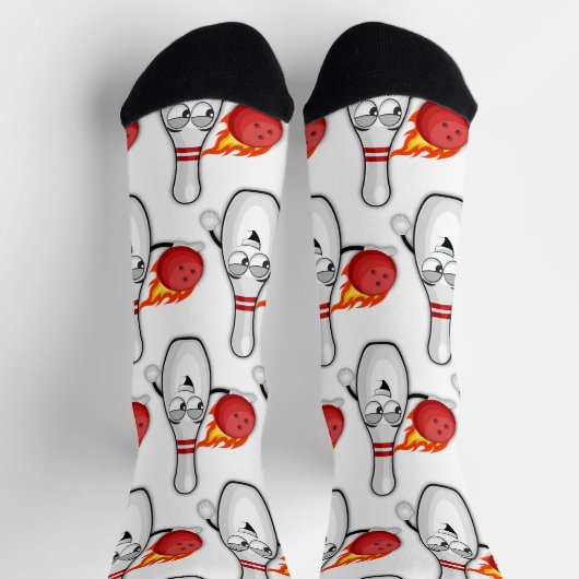 Silly Bowling Socks Socken (Oben)