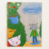 Silly Cat Personalized Planner Planer (Vorderseite)