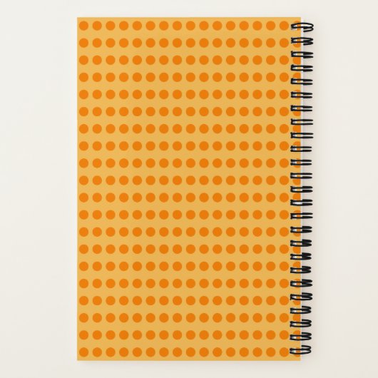 Silly Cat Personalized Spiral Notebook Notizblock (Rückseite)