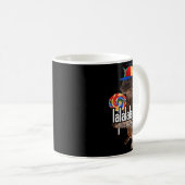 Silly Cat With Lollip Meme Kaffeetasse (VorderseiteRechts)