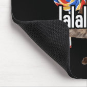 Silly Cat With Lollip Meme Mousepad (Ecke)