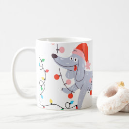 Silly Christmas Pup Kaffeetasse