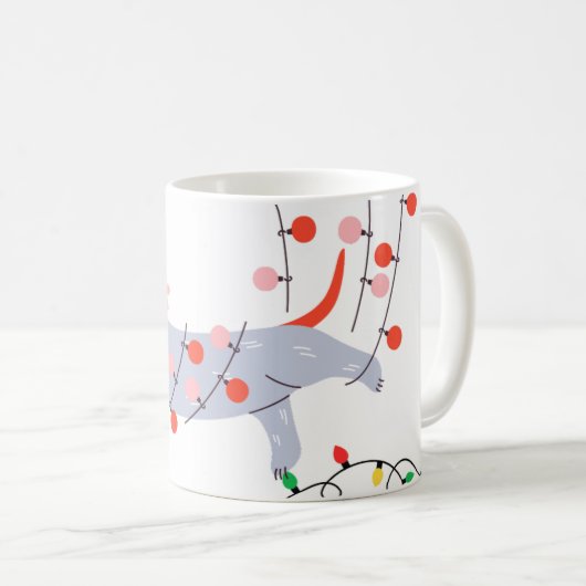 Silly Christmas Pup Kaffeetasse (VorderseiteRechts)
