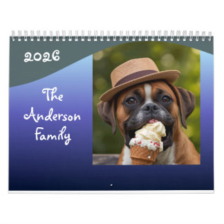 Silly Dog Calendar Custom Photo Pet Lover Gift Kalender