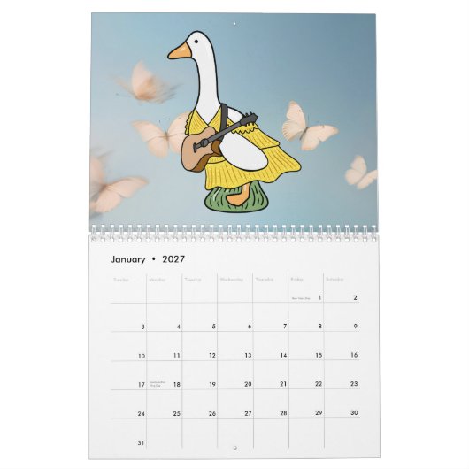 Silly Geese (Photo Version) Kalender (Jan 2027)