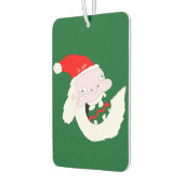 Silly goofy Santa Claus cartoon face Autolufterfrischer (Links)