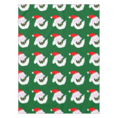 Silly goofy Santa Claus cartoon face Tischdecke (Vorderseite)