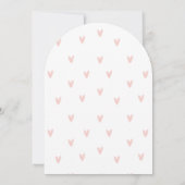 Silly Goose 1st Birthday Boho Invitation Girl Einladung (Rückseite)