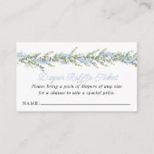 Silly Goose Baby Shower Diaper Raffle Begleitkarte (Vorderseite)