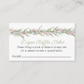 Silly Goose Baby Shower Diaper Raffle Begleitkarte (Vorderseite)