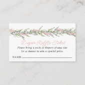 Silly Goose Baby Shower Diaper Raffle Begleitkarte (Vorderseite)