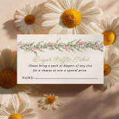 Silly Goose Baby Shower Diaper Raffle Begleitkarte