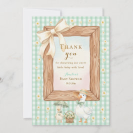Silly Goose Baby Shower Thank You Card Dankeskarte