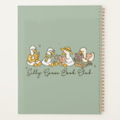 Silly Goose Book Club Cute Goose-Themed Daily  Planer (Rückseite)