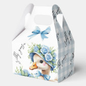 Silly Goose Boy Birthday baby shower Geschenkschachtel (Rückseite)