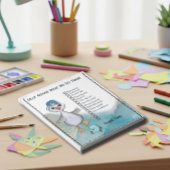 Silly Goose Boy Custom Daily Routine Checklist Notizblock