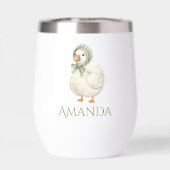 Silly Goose Daisy Sage Green Neutral Baby Shower (Rückseite)