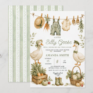 Silly Goose Farm Baby Shower Einladung