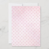 Silly Goose First Birthday Pink Girl Party Einladung (Rückseite)