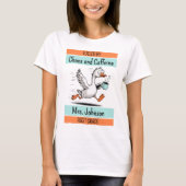 Silly Goose First Grade Elementary School Teacher T-Shirt (Vorderseite)