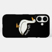 Silly Goose Funny Cartoon Goose Case-Mate iPhone Hülle (Rückseite (Horizontal))