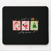 Silly Goose Funny Christmas  Mousepad (Vorne)