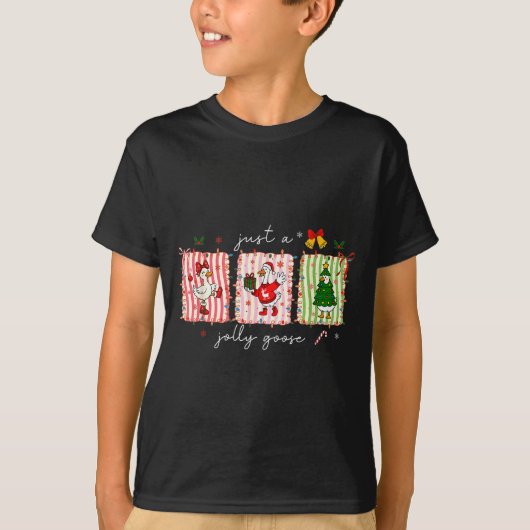 Silly Goose Funny Christmas T-Shirt (Vorderseite)