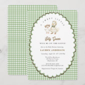 Silly Goose Gender neutral Baby shower Einladung (Vorne/Hinten)