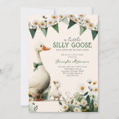 Silly Goose Gender Neutral Baby Shower Einladung (Vorderseite)