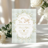 Silly Goose Gender neutral Sage Baby Shower Einladung