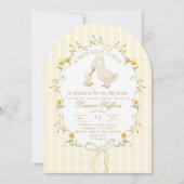 Silly Goose Gender neutral Whimsical Baby Shower Einladung (Vorderseite)