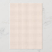 Silly Goose Gingham Baby Shower  Einladung (Rückseite)